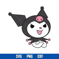 kuromi svg, hello kitty svg, kawaii kitty cat svg, svg, cartoon svg, png dxf eps, hk19052306