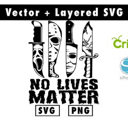no lives matter svg & png files for cricut machine , anime svg , manga svg , goku svg