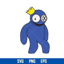 blue rainbow friends svg, blue from rainbow friends svg, rainbow friends svg, instant download