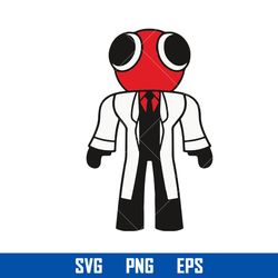 red rainbow friends svg, red from rainbow friends svg, rainbow friends svg, png eps digital file