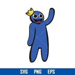 blue rainbow friends svg, blue rainbow svg, rainbow friends svg, png eps digital file