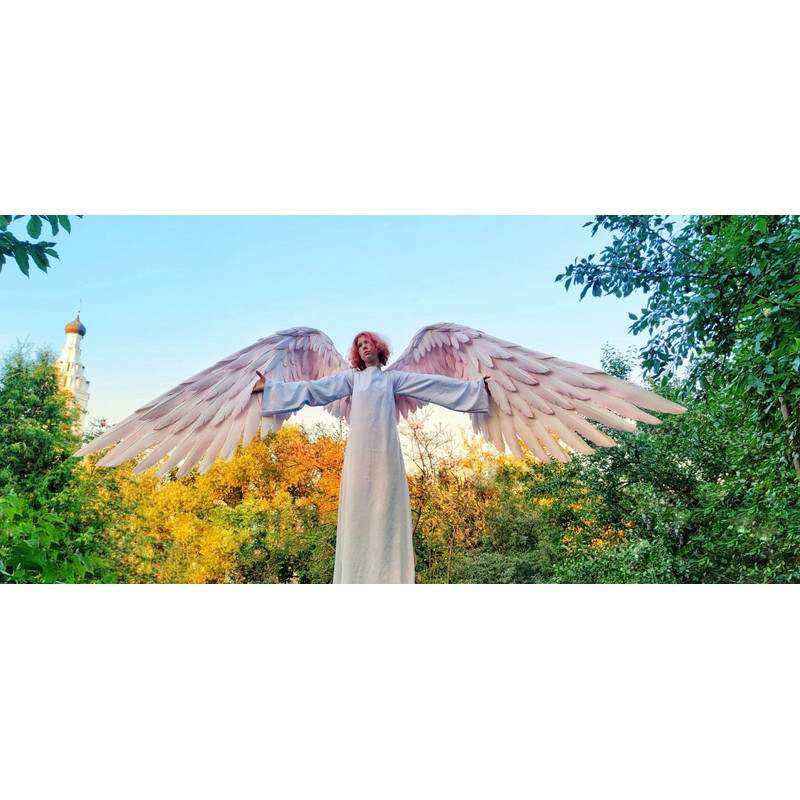 adult wings costume white angel wings Ikaros angel wings articulating wings anime cosplay wings