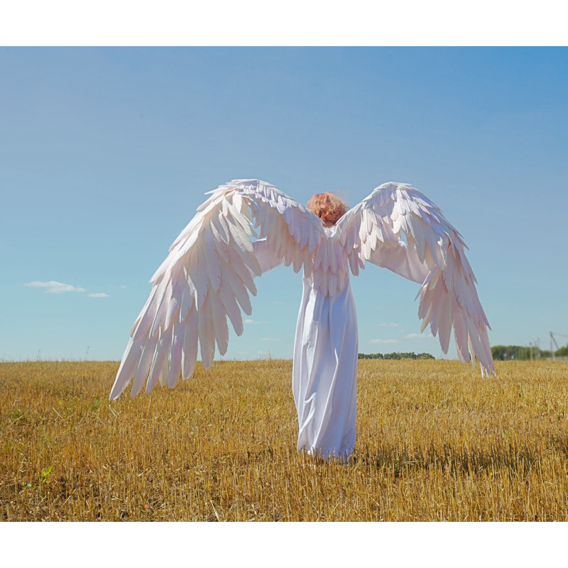 adult wings costume white angel wings Ikaros angel wings articulating wings anime cosplay wings