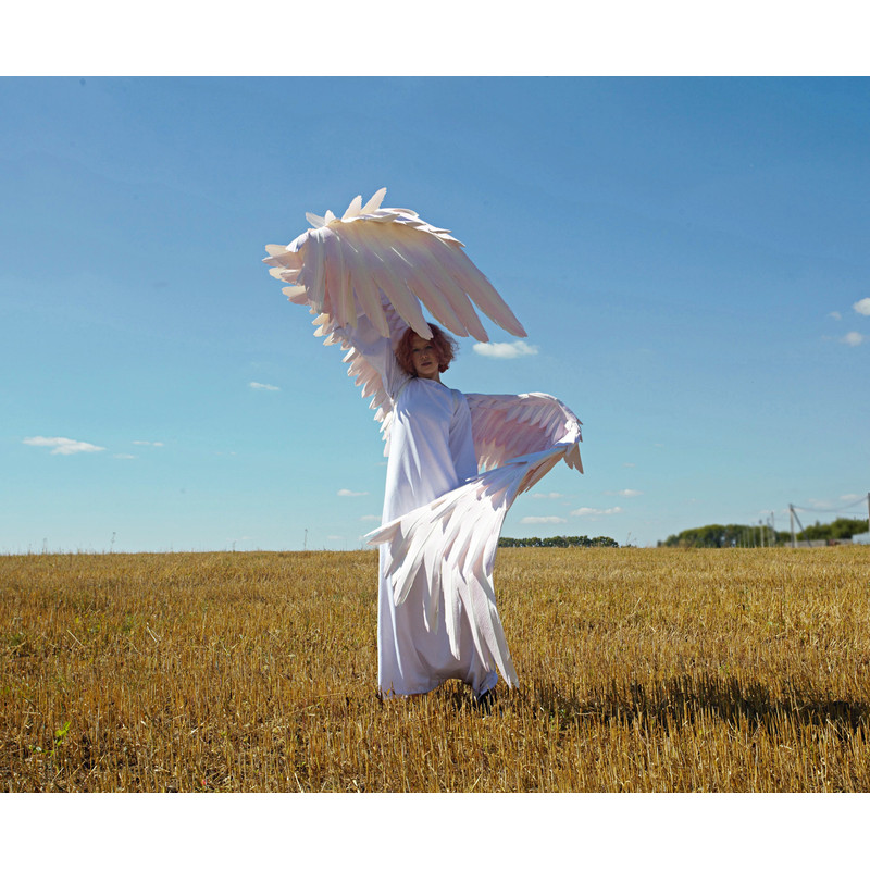 adult wings costume white angel wings Ikaros angel wings articulating wings anime cosplay wings
