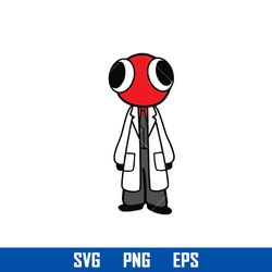 red rainbow friends svg, red from rainbow friends svg, rainbow friends svg, instant download