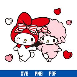 my melody friends svg, hello kitty svg, kawaii kitty cat svg, hello kitty cricut svg, cartoon svg, png pdf, hk19052317