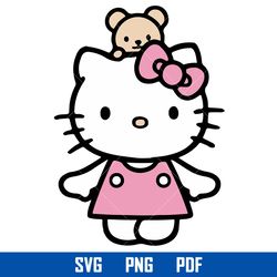hello kitty svg, kawaii kitty cat svg, sanrio svg, hello kitty cricut svg, cartoon svg, png pdf, hk19052344