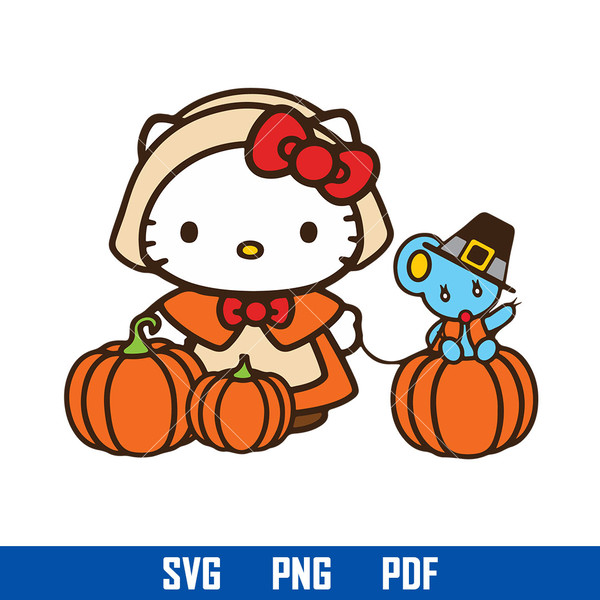 Pumpkin Sanrio Characters Bundle Svg, Halloween Svg, Hello K - Inspire  Uplift