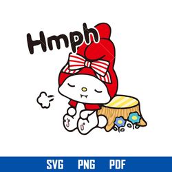 my melody svg, kawaii kitty cat svg, sanrio svg, hello kitty cricut svg, cartoon svg, hk19052388