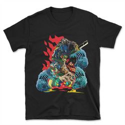 anime, t-shirt, japanese, japan, samurai, japanese shirt, warrior, samurai shirt, samurai t shirt
