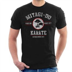 miyagi-do wax on movie t-shirt, men's fun comedy shirts unisex style 100 cotton adults & kids novelty shirt