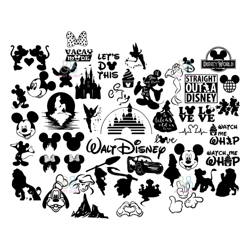 disney bundle svg, disney svg, mickey svg, disney princess svg, lion king svg, trending svg