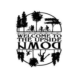 welcome to the upside down svg, stranger things svg