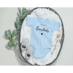 First Grandbaby Newborn Baby Clothing, Funny Grandma Baby Romper, Newborn Baby Bodysuit, Gift for Newborn Babies
