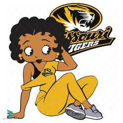 missouri tigers betty boop, sport svg, football svg, betty boop svg, sexy betty boop