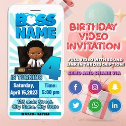 Boss baby Birthday invitation, afro boss baby invitation, Baby Boss Invite, Baby Boss Birthday, baby Boss Girl, Digital