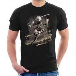 nier anime t-shirt, men's fun comedy shirts unisex style 100 cotton adults & kids novelty shirt