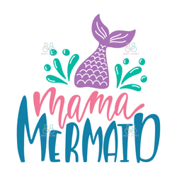 mama mermaid svg, disney svg, mermaid mama svg, cartoon disney svg, cartoon character svg, trending svg