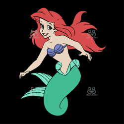 ariel mermaid svg, disney svg, ariel mermaid svg, disney cartoon svg, trending svg