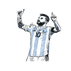world cup lionel messi que mira bobo svg