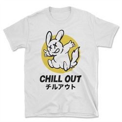 rabbit t shirt, rabbit shirt, anime shirt, anime t shirt, funny t shirt, japanese t shirt