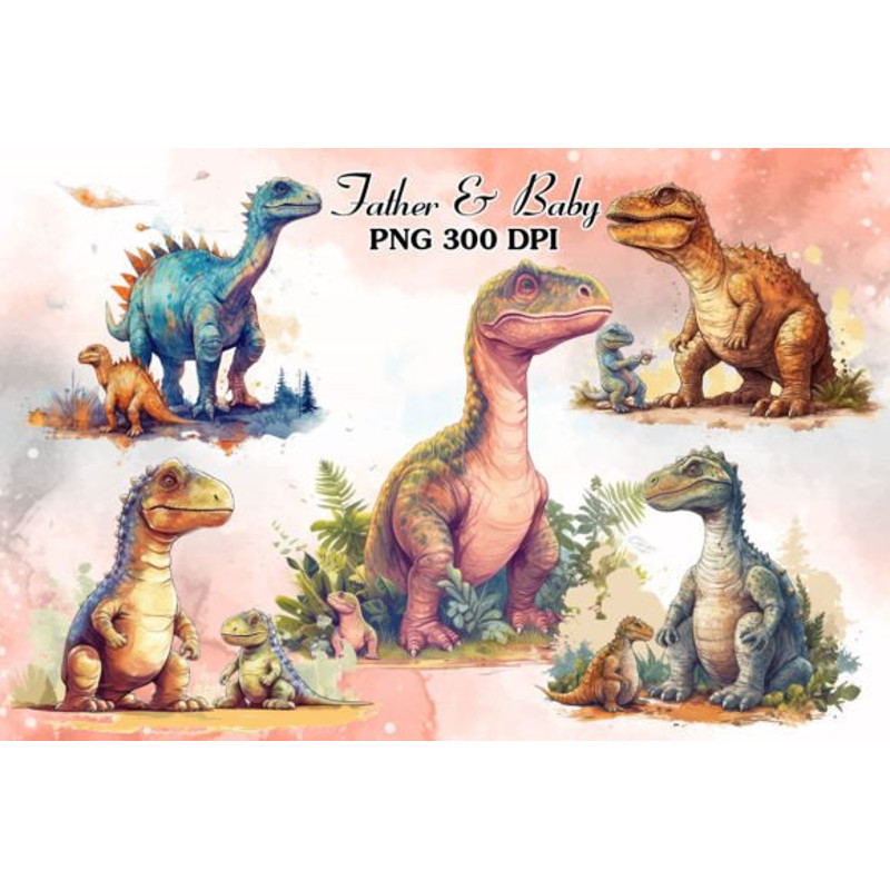 Father-And-Baby-Dinosaur-Clipart-Bundle-Graphics-69886841-1-1-580x387.jpg