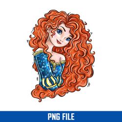 merida png, princess merida png, merida disney princess png, disney princess png digital file