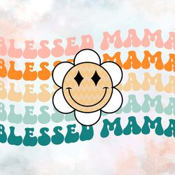 blessed mama flower mothers day png
