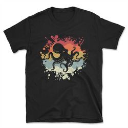 octopus t shirt,ocean t shirt,octopus gift,octopus tshirt,octopus shirt,ocean animal shirt,ocean animal tee,retro t shir