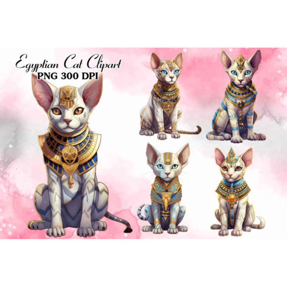 Egyptian-Cat-Sublimation-Clipart-Bundle-Graphics-69808327-1-1-580x387.jpg