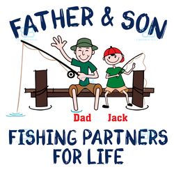 father and son fishing partners svg, fathers day svg, son svg, fishing svg, fishing partners svg