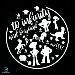 to infinity and beyond svg, disney svg, toy story svg, andy svg