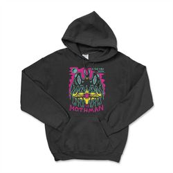 mothman hoodie,mothman shirt,cryptid shirt,hoodies,mythical creature,cryptids,mothman gift,cryptozoology gift