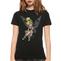 tinker bell rock style t-shirt / peter pan shirt / men's women's sizes (dis-276555)