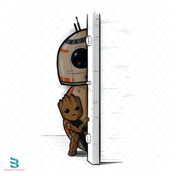 Best Pals In The Galaxy Bb8 And Baby Groot Svg, Disney Svg, Disney Character