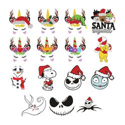 christmas  bundle, merry  christmas svg, silhouette svg fies