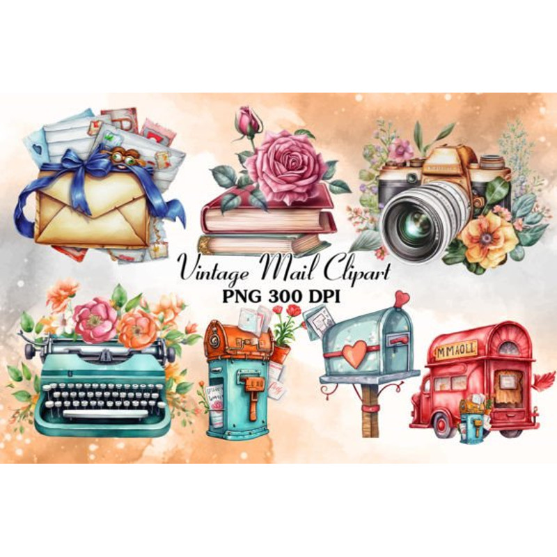 Vintage-Mail-Collection-Clipart-Bundle-Graphics-69500428-1-1-580x387.jpg