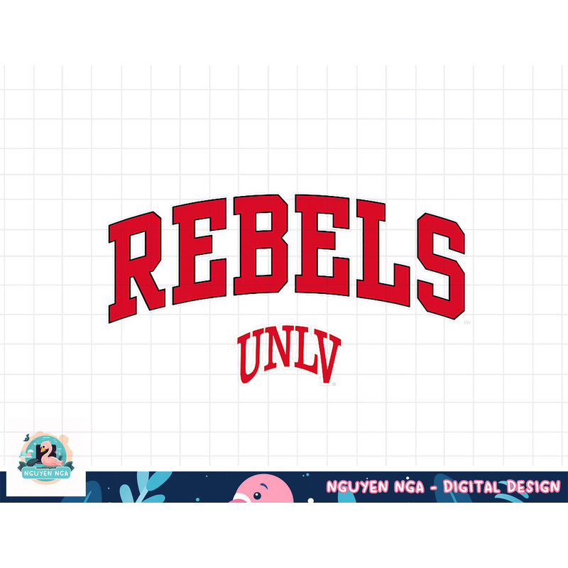 UNLV Rebels Arch Over Logo Officially Licensed png, sublimation.jpg