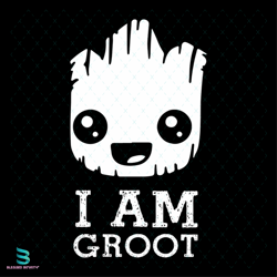 Guardians Of The Galaxy Cute Anime Baby Groot Svg, Disney Svg, Groot Svg