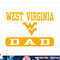 West Virginia Mountaineers Dad Officially Licensed  png, sublimation.jpg