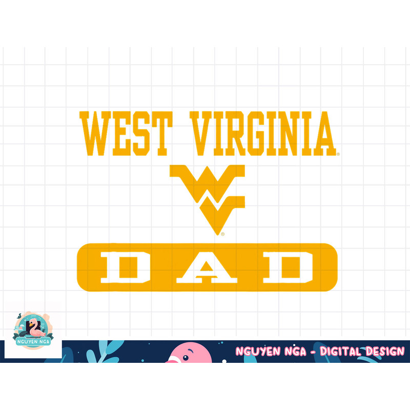 West Virginia Mountaineers Dad Officially Licensed  png, sublimation.jpg