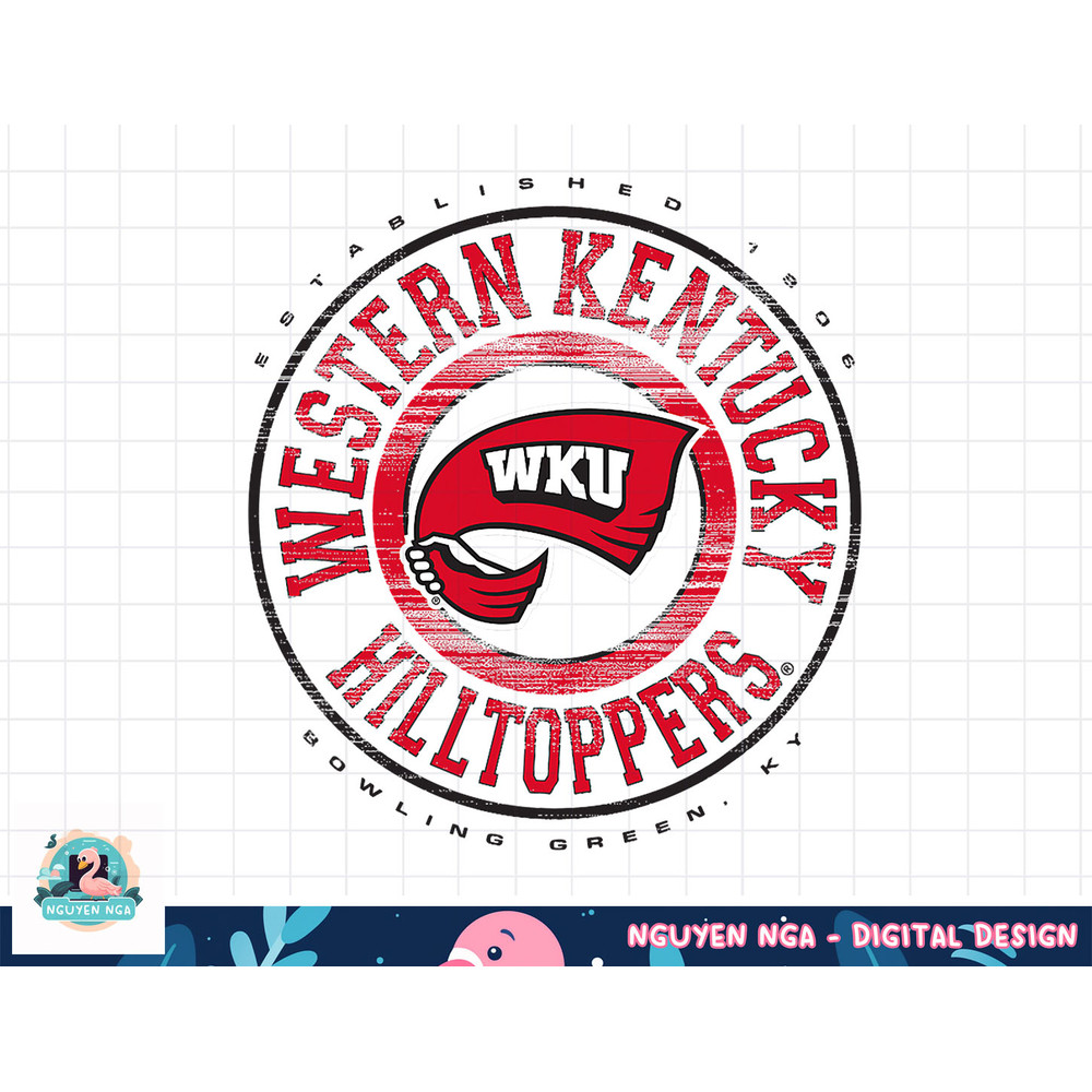 Western Kentucky Hilltoppers Showtime White  png, sublimation.jpg