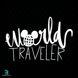 world showcase traveler svg, disney svg, world treval svg, micky treval