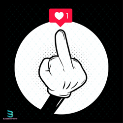 mickey middle hand svg, disney svg, digital love svg, mickey disney svg