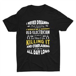 electrician t shirt,electrician shirt,electrician tshirts,electrician gift,gift for electrician,dad electrician t shirt,