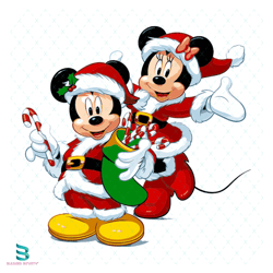 christmas mickey & minnie svg, disney svg, mickey svg, minnie mouse svg