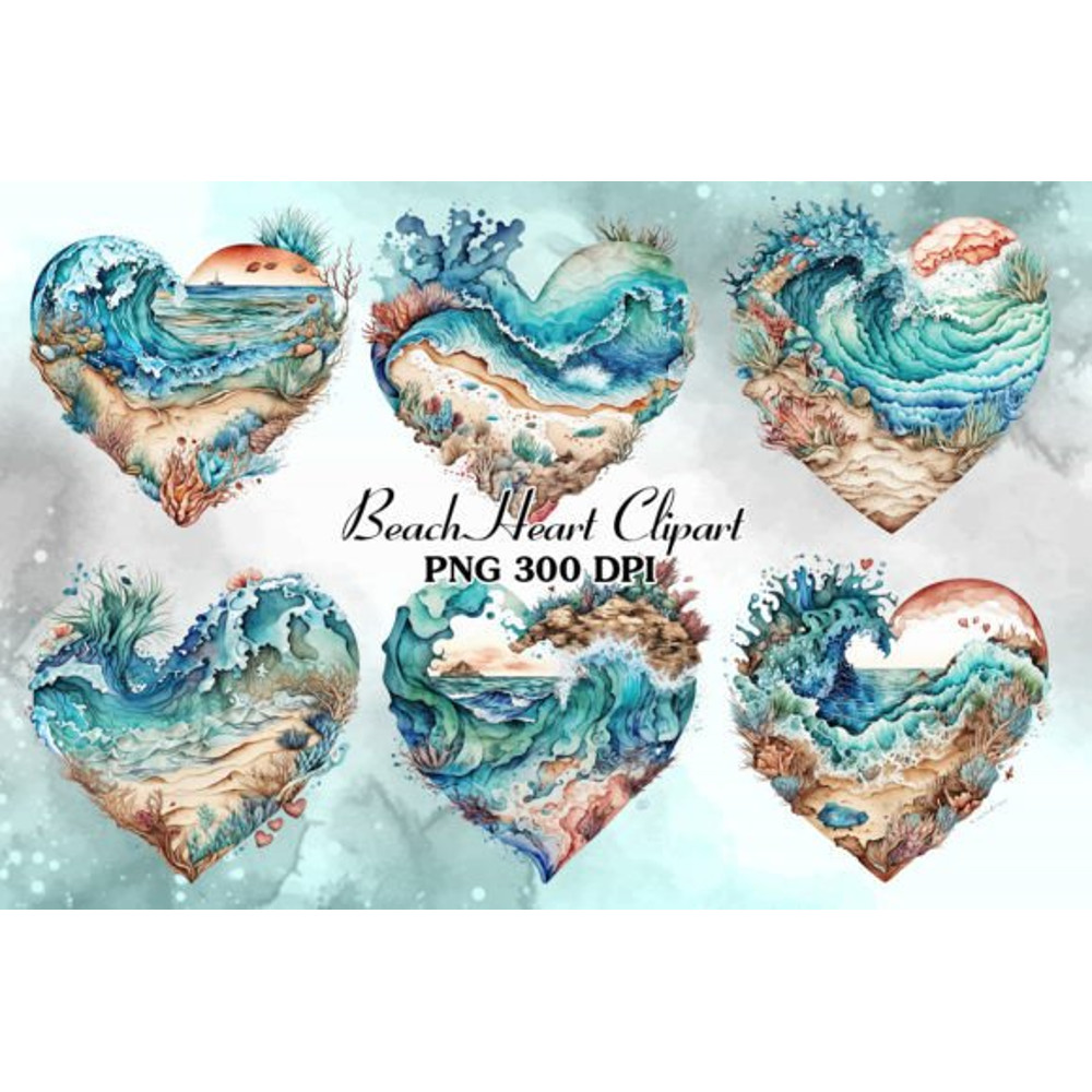 Beach-Heart-Watercolor-Clipart-Bundle-Graphics-68816955-1-1-580x387.jpg