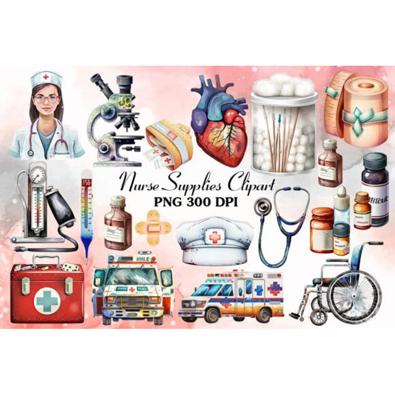 Nurse-Supplies-Watercolor-Clipart-Bundle-Graphics-68742992-1-1-580x387.jpg