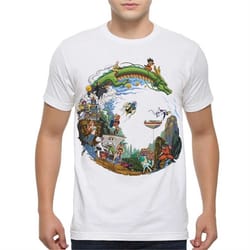 anime characters combo t-shirt / men's women's sizes / cotton tee (ani-655588)