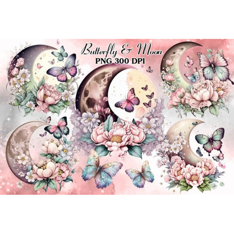 Butterfly-And-Flower-Moon-Clipart-Bundle-Graphics-68652625-1-1-580x387.jpg